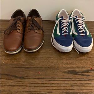 Vans and dress shoes